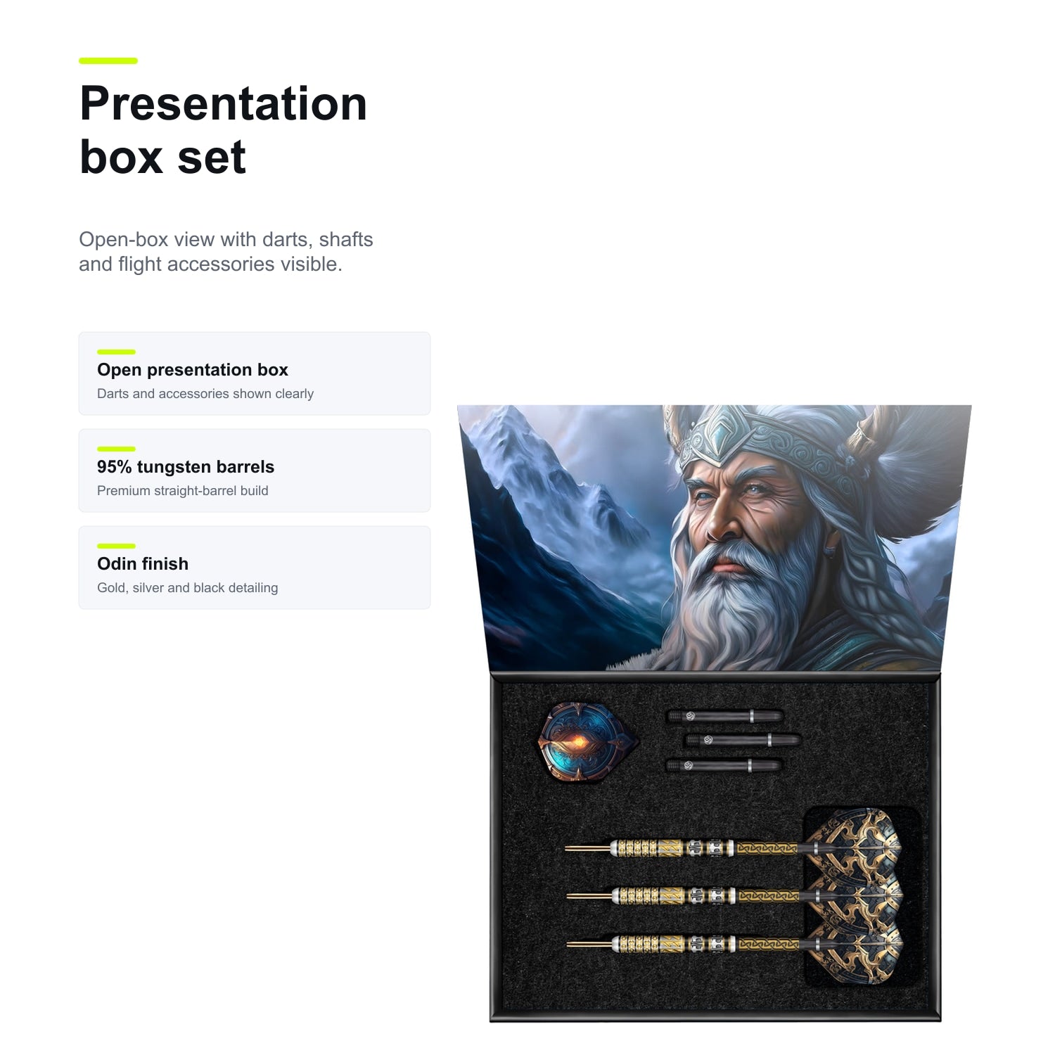 Shot Viking Odin 95% presentation box set image