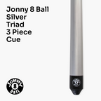 Jonny 8 Ball Triad 57-inch adjustable 3-piece cue Cue + Case