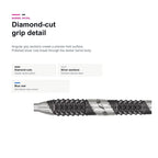 Target 975 Ultra Marine 02 97.5% Swiss Tip Darts diamond cut grip detail