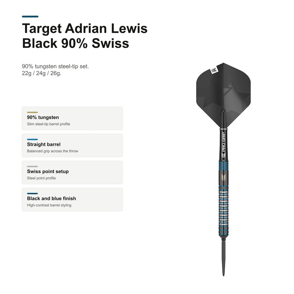 Target Adrian Lewis Black 90% Swiss product profile