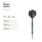 Target Adrian Lewis Black 90% Swiss 22g 24g 26g weight options