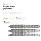 Target Raymond van Barneveld Barney 25 95% Swiss ringed silver grip detail