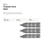 Target Raymond van Barneveld Barney 25 95% Swiss torpedo front taper detail