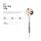 Target Raymond van Barneveld Barney 25 95% Swiss 21g 23g 25g match weights