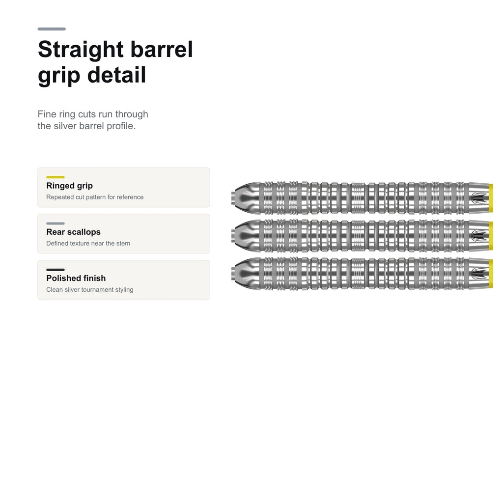 Target Bolide 04 90% SP straight barrel grip detail image