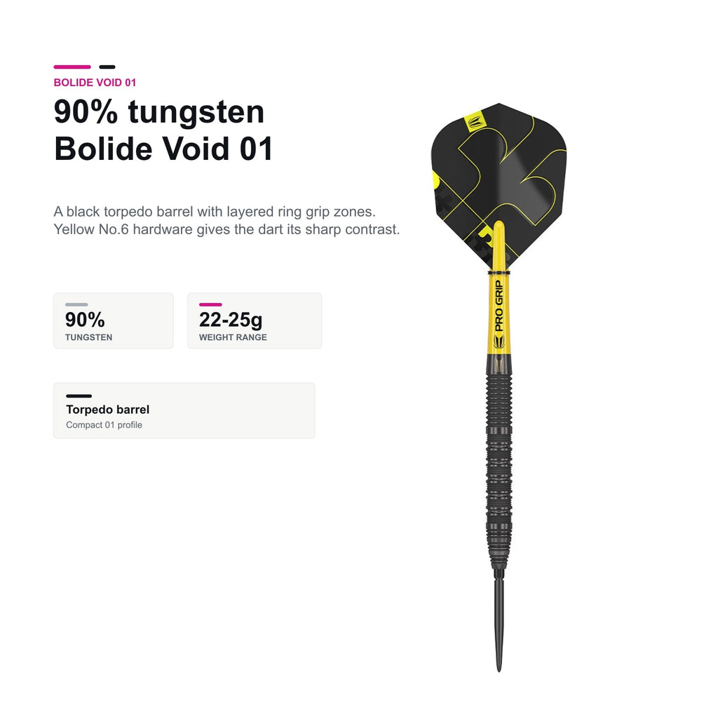 Target Bolide Void 01 90% SP tungsten profile