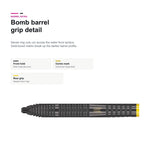 Target Bolide Void 05 90% SP bomb barrel grip detail