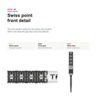 Target Chris Dobey Hollywood Action 90% Swiss Tip Swiss point front detail