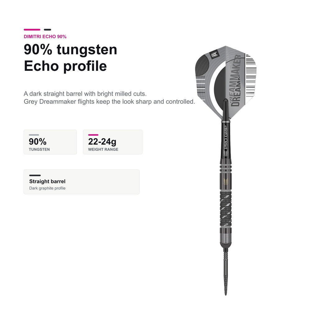 Target Dimitri Van den Bergh Echo 90% SP 90% tungsten Echo profile