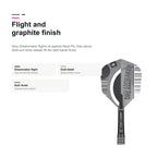 Target Dimitri Van den Bergh Echo 90% SP flight and graphite finish
