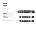 Target Dimitri Van den Bergh 80% Swiss black ringed barrel detail