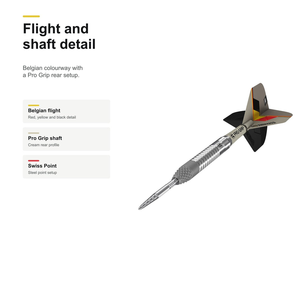 Target Dimitri Van den Bergh G1 90% Swiss flight and shaft detail image
