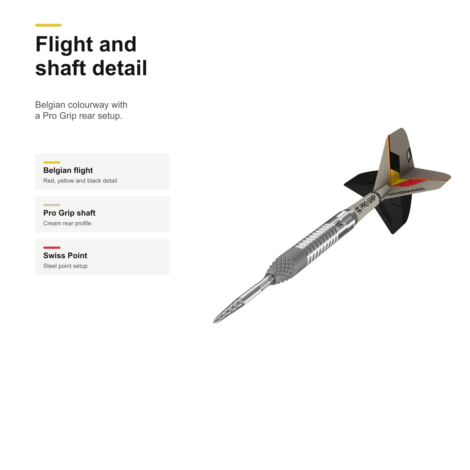 Target Dimitri Van den Bergh G1 90% Swiss flight and shaft detail image