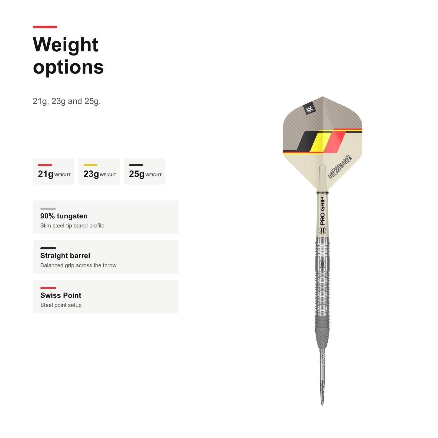 Target Dimitri Van den Bergh G1 90% Swiss weight options image