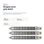 Target Exo 01 90% Swiss ringed silver grip detail
