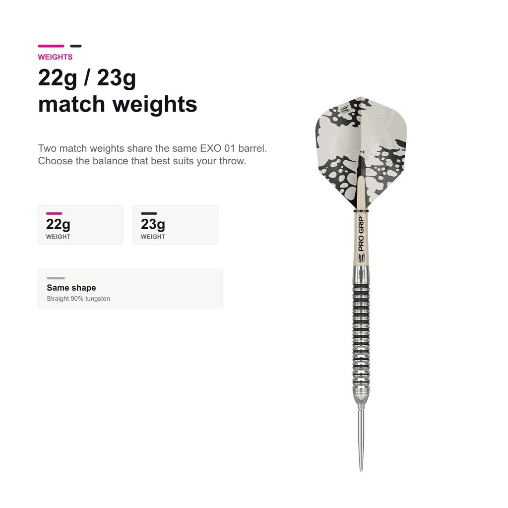 Target Exo 01 90% Swiss 22g 23g match weights