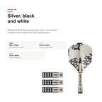 Target Exo 01 90% Swiss silver black white finish