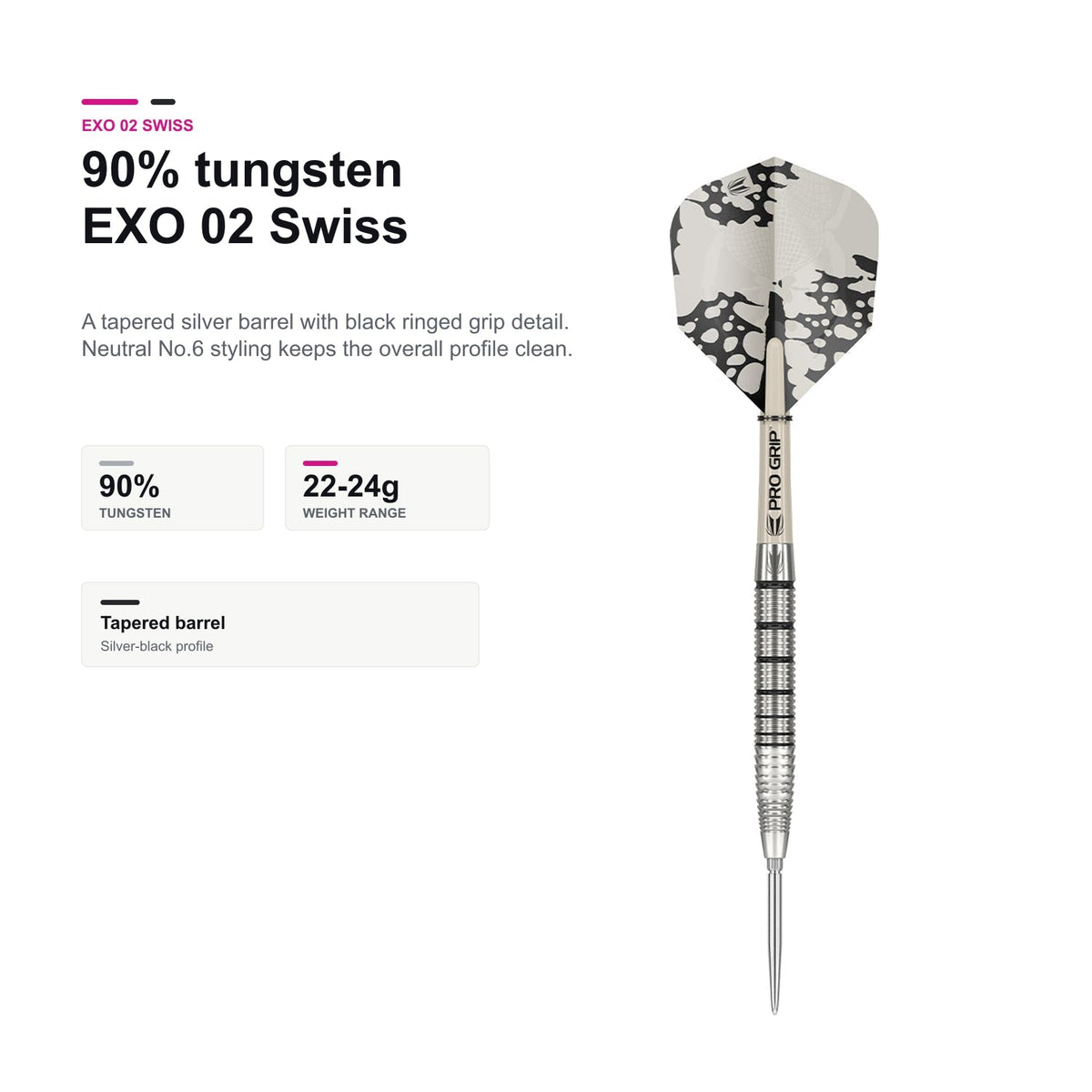 Target Exo 02 90% Swiss 90% tungsten profile