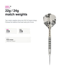 Target Exo 02 90% Swiss 22g 24g match weights