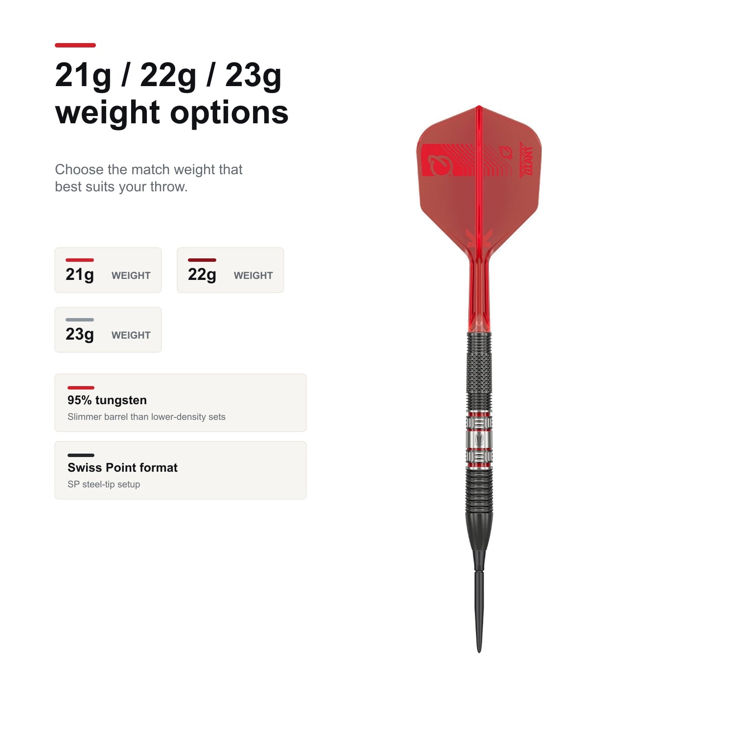 Target Gabriel Clemens 95K 95% SP 21g 22g and 23g weight options image