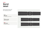 Target Gabriel Clemens Black 90% darts - barrel detail
