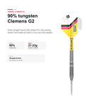 Target Gabriel Clemens G2 90% SP Darts tungsten profile