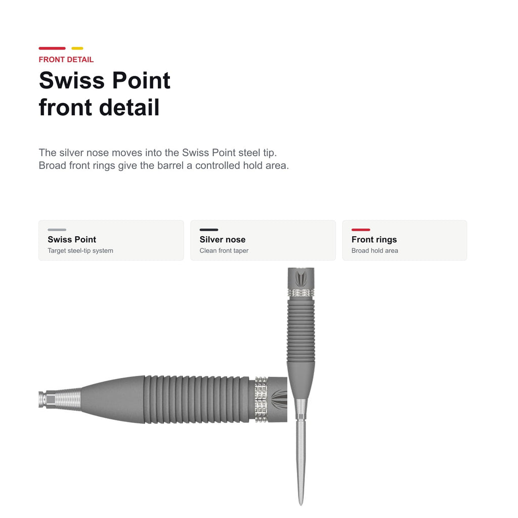 Target Gabriel Clemens G2 90% SP Darts Swiss Point front detail