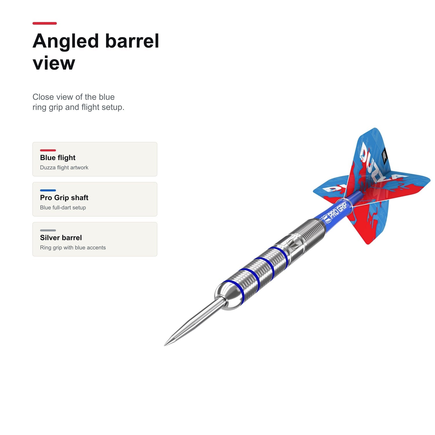 Target Glen Durrant 80% angled barrel view