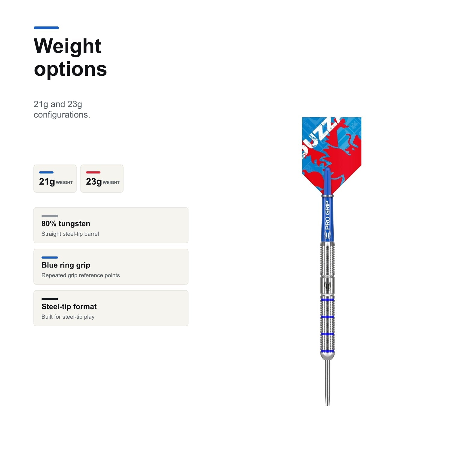 Target Glen Durrant 80% weight options