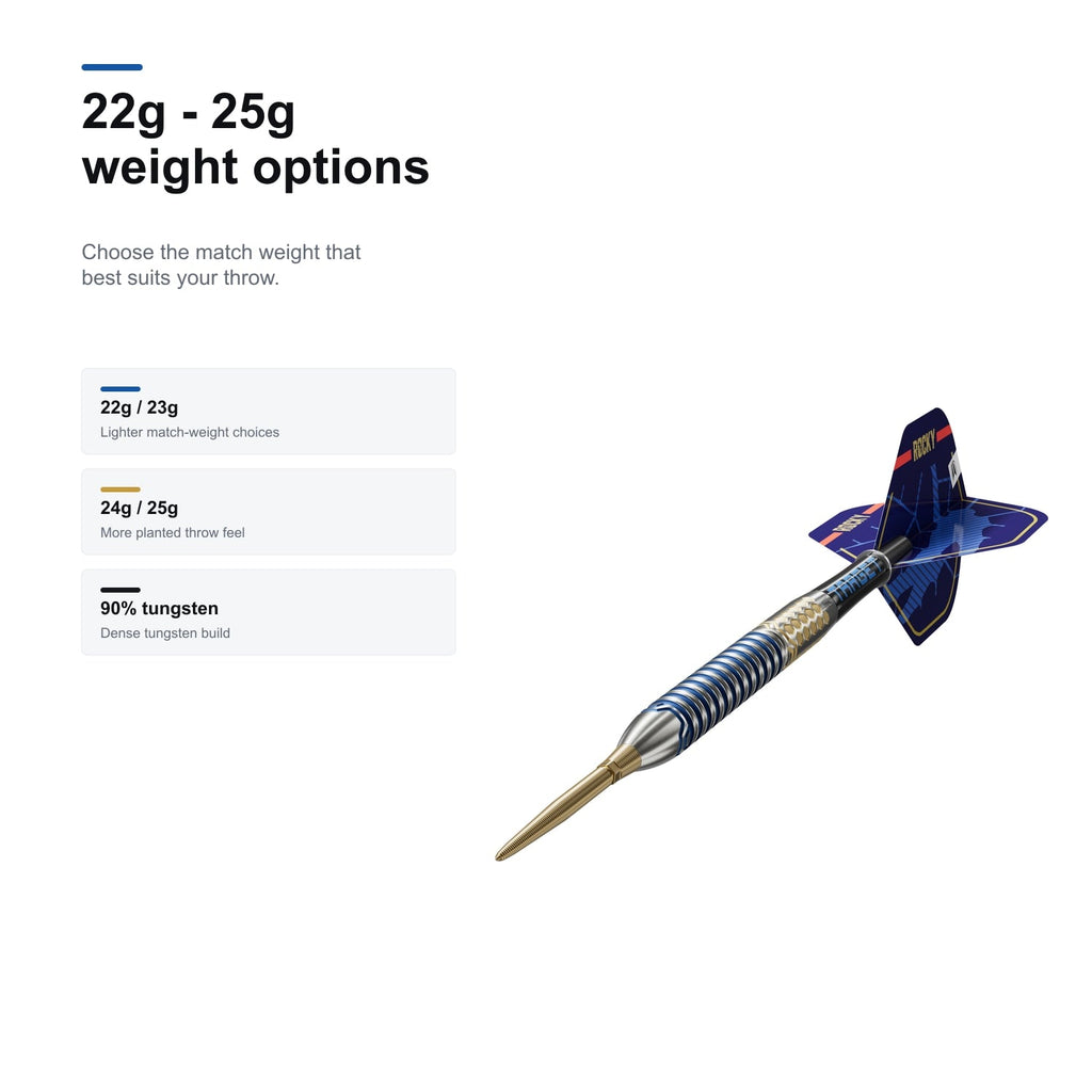 Target Josh Rock G1 90% SP 22g to 25g weight options