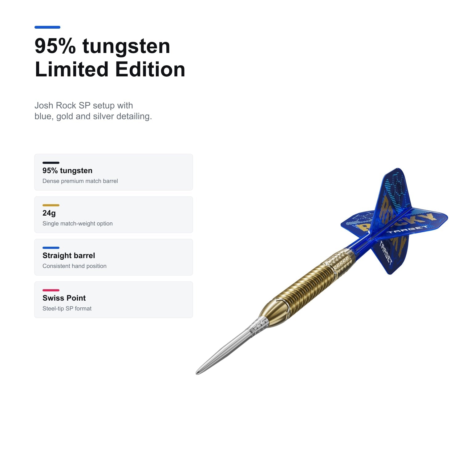 Target Josh Rock Limited Edition 95% SP tungsten profile
