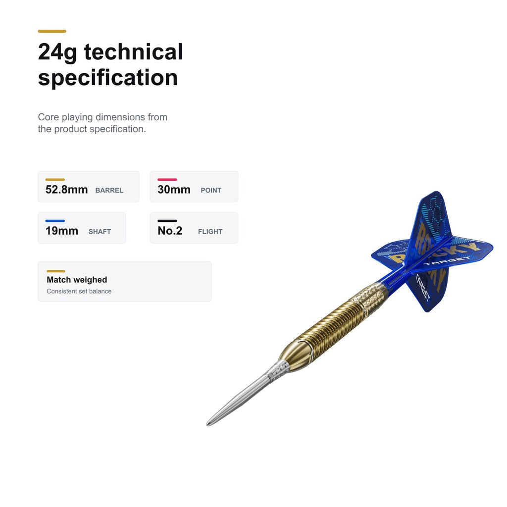 Target Josh Rock Limited Edition 95% SP 24g technical specification