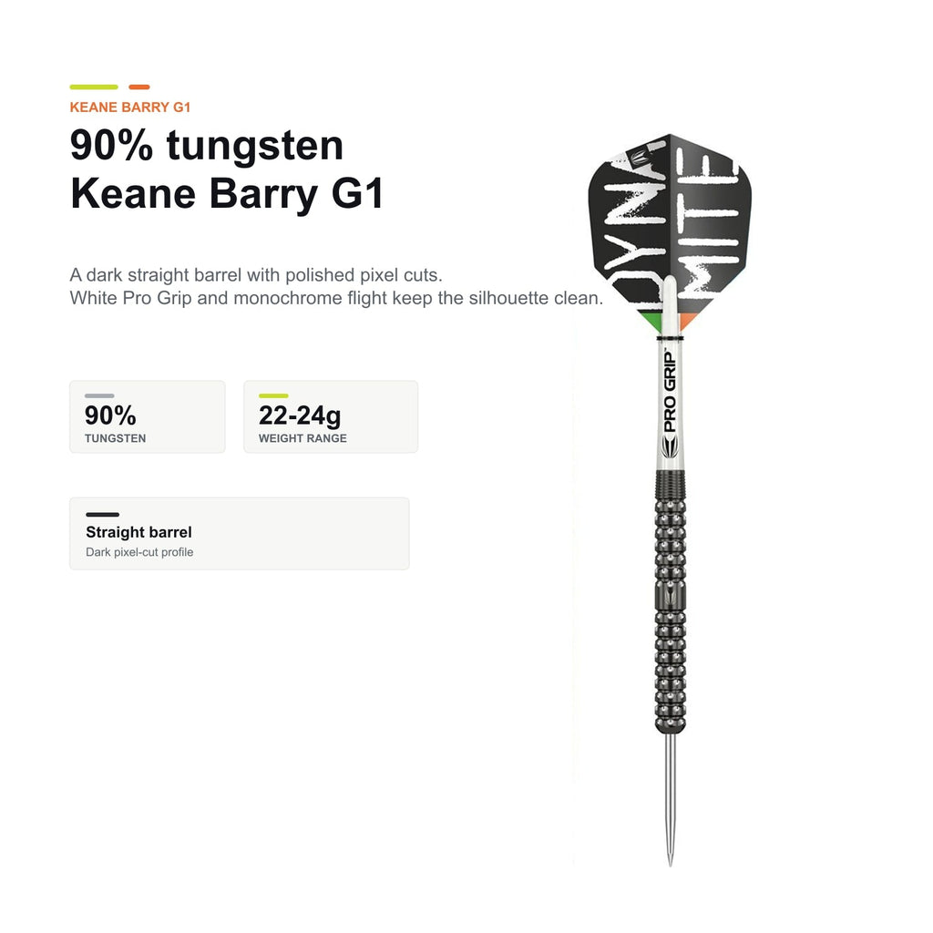 Target Keane Barry G1 90% 90% tungsten profile