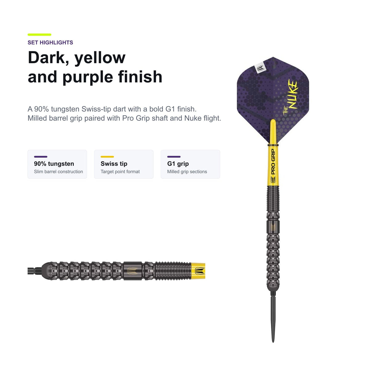 Target Luke Littler G1 90% Swiss Tip set highlights