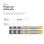 Target Luke Littler Loadout 90% Swiss purple yellow grip detail