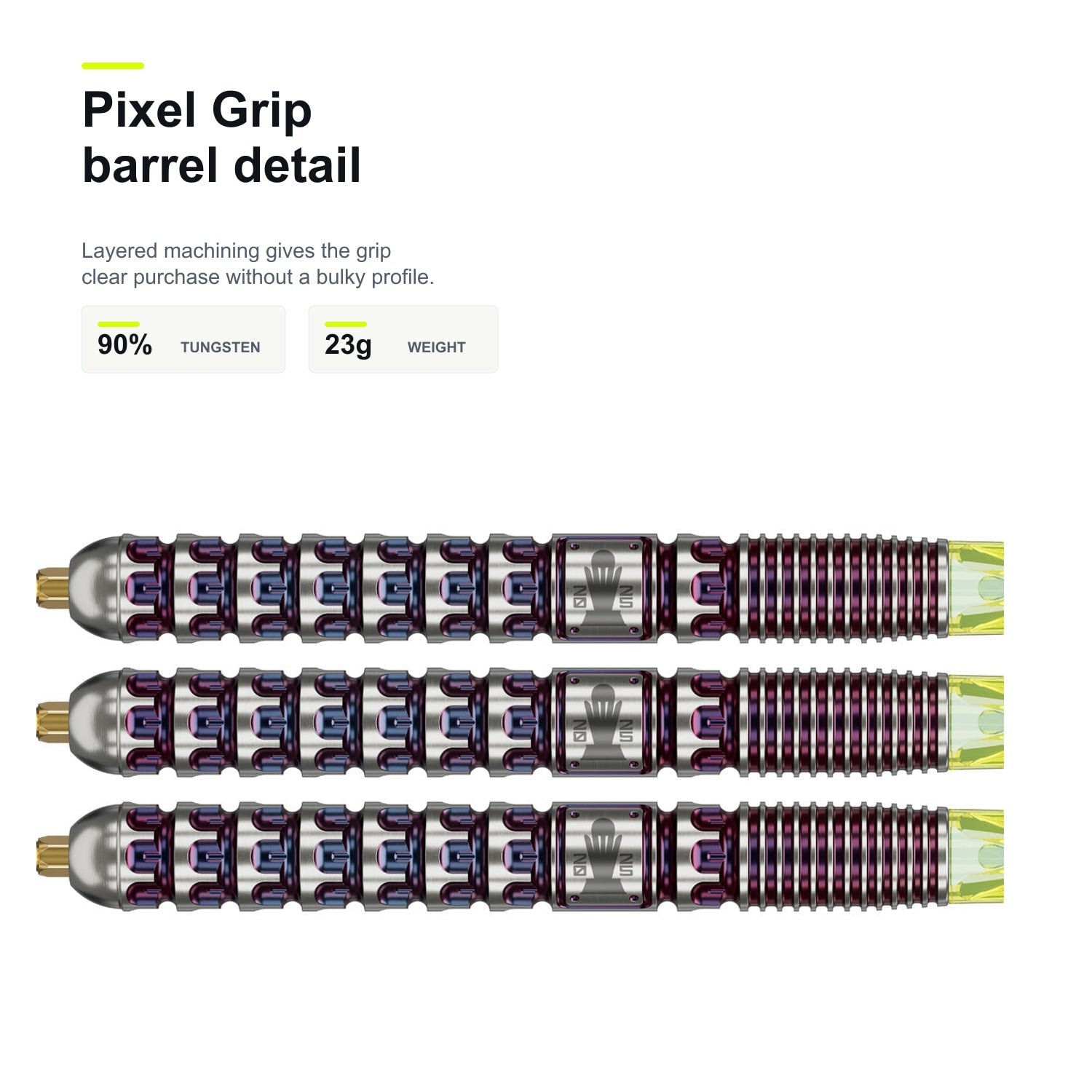 Target Luke Littler 90% SP World Champion 2025 Edition Pixel Grip barrel detail image