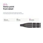 Target Nathan Aspinall ECHO 90% Swiss Point Swiss point front detail