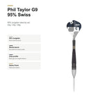 Target Phil Taylor G9 95% Swiss darts profile