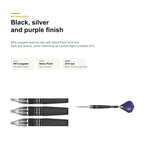 Target Phil Taylor Power 9Five 95% Swiss G10 black silver purple finish image