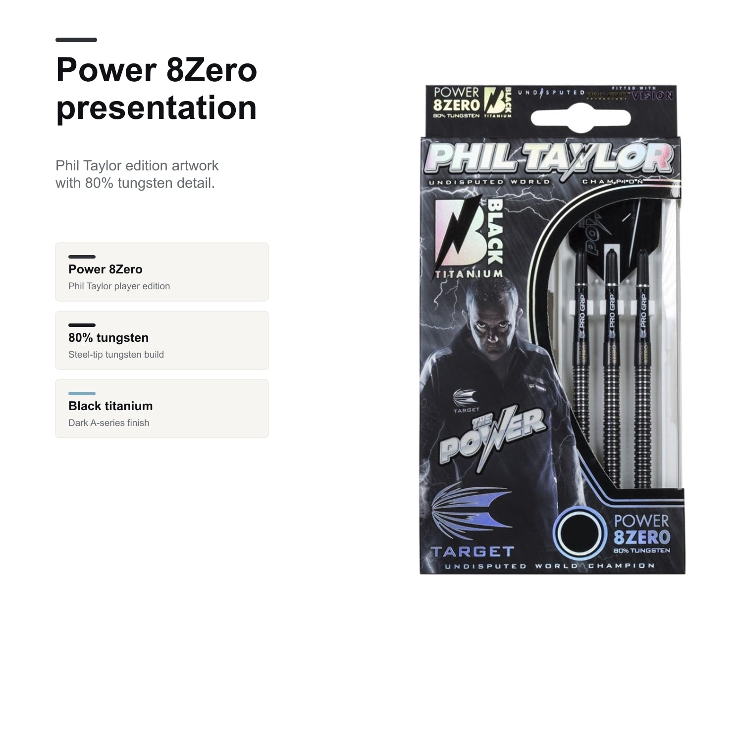 Target Power Taylor 8Zero Black A presentation image