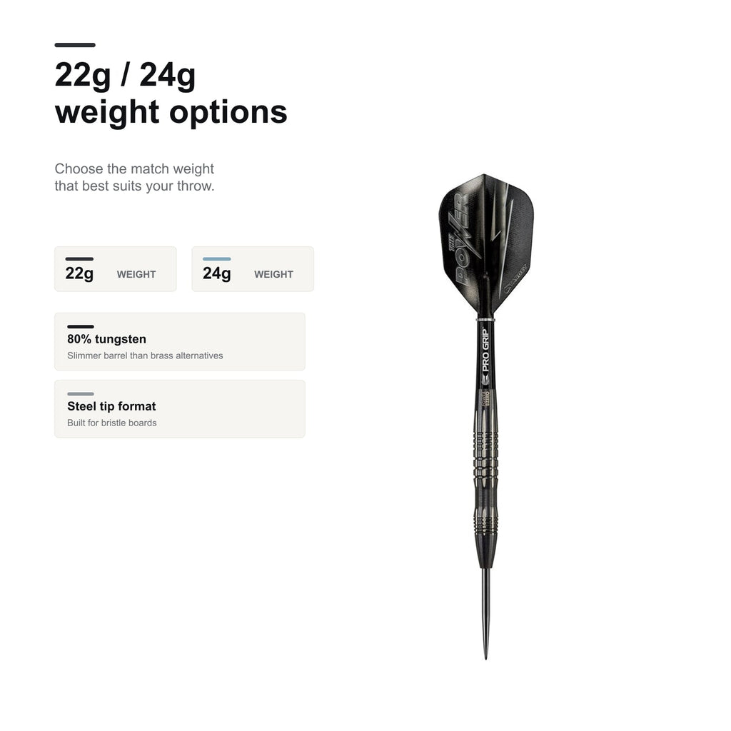 Target Power Taylor 8Zero Black B 22g and 24g weight options