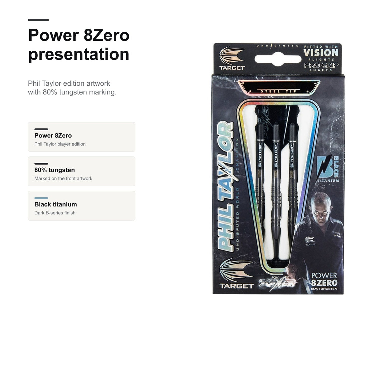 Target Power Taylor 8Zero Black B presentation image