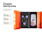 Target Raymond v Barneveld Chrono 95% SP complete steel tip setup image