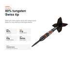 Target Raymond van Barneveld Black 80% Swiss darts profile