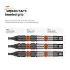 Target Raymond van Barneveld Black 80% Swiss torpedo barrel detail
