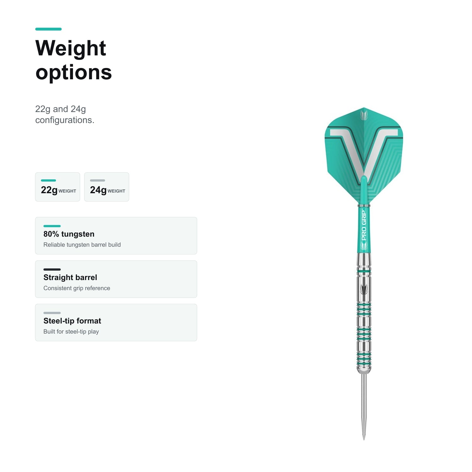 Target Rob Cross 80% weight options