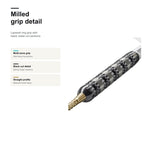 Target Rob Cross 95K 95% Swiss milled grip detail