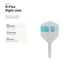 Target Rob Cross 95K 95% Swiss K-Flex flight view