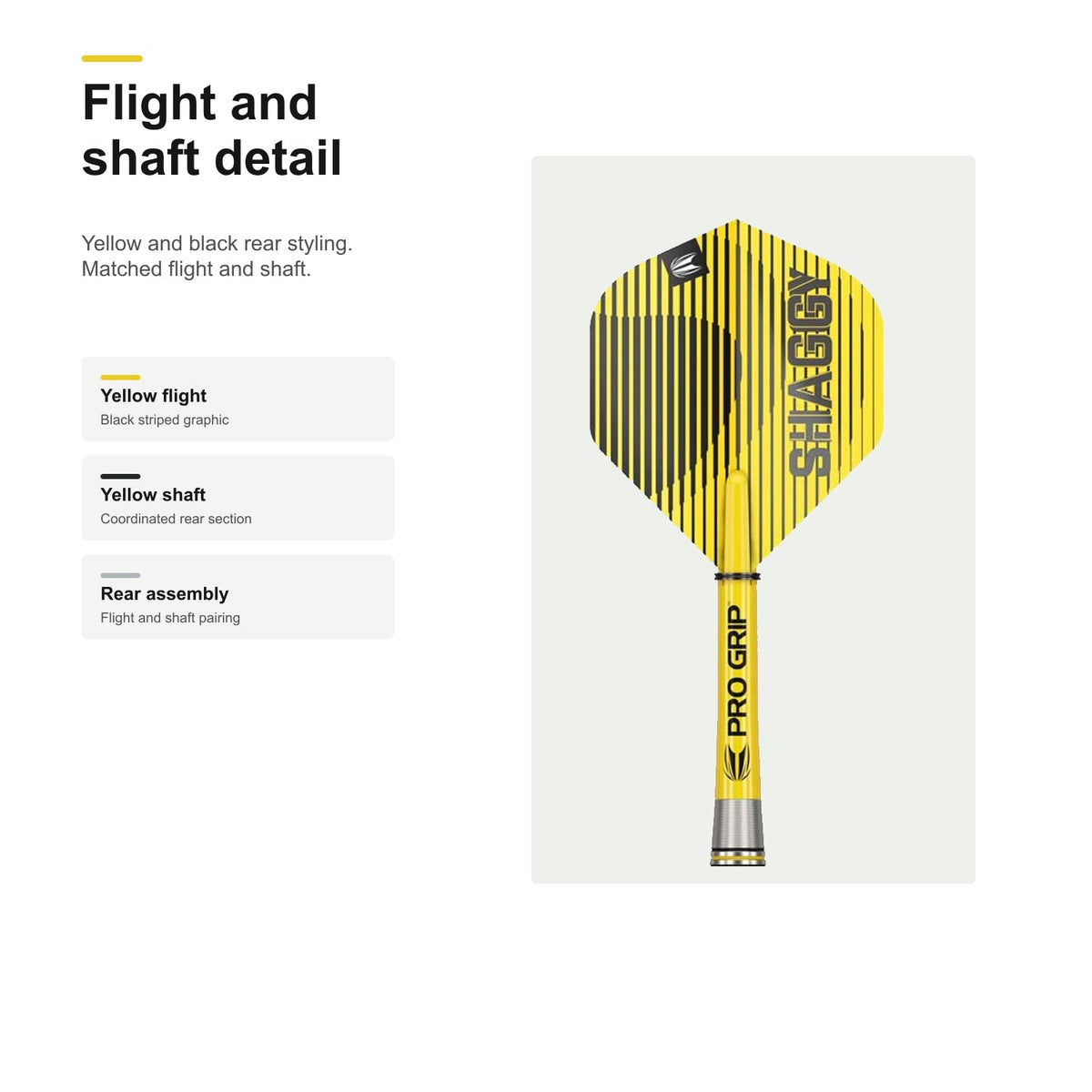 Target Scott Williams 90% Swiss flight and shaft detail