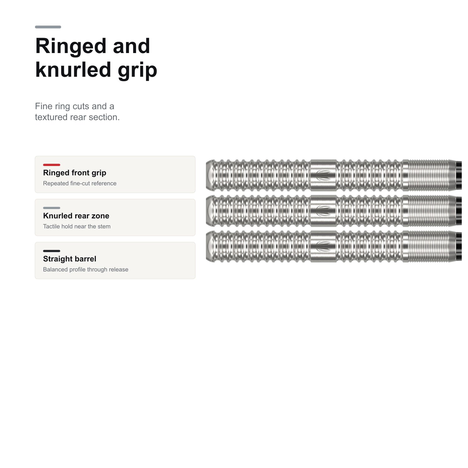 Target Sebastian Bialecki 90% SP ringed and knurled grip detail image
